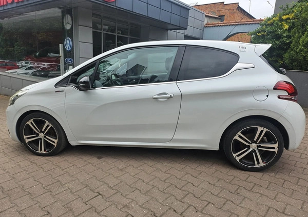 Peugeot 208 cena 22900 przebieg: 129093, rok produkcji 2015 z Krotoszyn małe 56